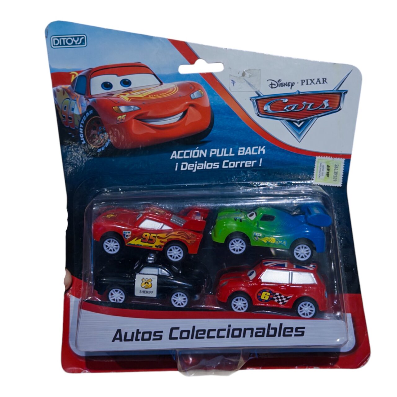 Die Cast Autos Ditoys Cars Autitos Coleccionables Set X4 Disney